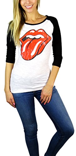 Rolling Stones Womens Baseball Raglan Tee