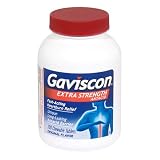 Gaviscon Extra Strength Chewable Antacid Tablets, Original Flavor, 100-Count Bottles (Pack of 2)