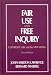 Books : Fair Use and Free Inquiry: Copyright Law and the New Media, Second Edition (Communication and Information Science)