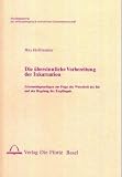 Die �bersinnliche Vorbereitung der Inkarnation - Max Hoffmeister