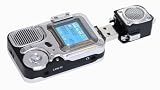 Electronics : TeckNet F356 512MB 65K Colour Display MP3/MP4 Player  and Build-In Stereo Speakers, Build-in FM & Voice Recorder (Silver)