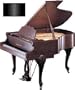 5' Queen-Anne Grand Piano (Ebony Polish)