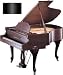 5' Queen-Anne Grand Piano (Ebony Polish)