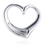 Solid Sterling Silver Heart Pendant