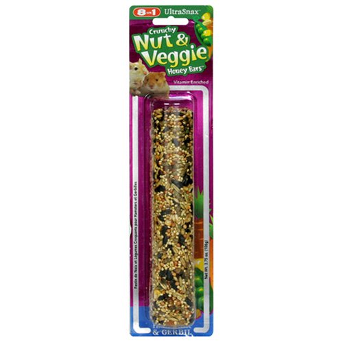 8in1 Hamster/Gerbil Nut & Veg. Honeybars, 3.75-Ounce 