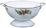 Pfaltzgraff Christmas Heritage 3--Quart Enamel on Steel Colander