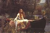 The Lady of Shalott, 1888 Art Styles Poster Print by John William Waterhouse, 36x24