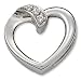 Platinum Diamond Heart Pendant