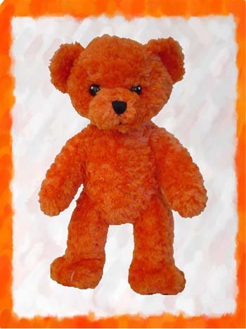 41PVBKxel1L Teenie Teddies Orange Bear 7   Make Your Own Stuffed Animal Kit