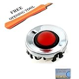 Ferrari Red Blackberry Trackball / Joystick / Navigate / Pearl / Ring Repair Replacement Fix Fixing for Rim Blackberry Pearl 8100 8130 Curve 8300 8310 8320 8800 8820 8830 plus easy open opening tool and microfiber cleaning cloth.