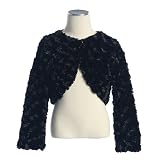 Baby Girls Brown Swirl Faux Fur Special Occasion Shrug Jacket 6M-24M