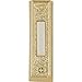 IQ America Wired Lighted Doorbell Push Button - Plastic Brass