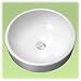 Ticor S2030 Full Moon Vessel Porcelain Vanity Single Bowl Bathroom Sink