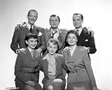 JOAN GREENWOOD AS SABINA PENNANT, NIGEL PATRICK AS RODNEY PENNANT, DEREK FARR AS BRUCE BANNING, GUY MIDDLETON AS VICTOR MANIFOLD, ATHENE SEYLER AS NANNY GALLOP, HELEN CHERRY AS MARY BANNING, AUDREY HEPBURN AS EVE LESTER FROM YOUNG WIVES' TALE - Photo cinématographique en noir et blanc - (Choix de 4 tailles)
