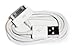 Generic DGVE35 iPhone, iPod Dock Connector USB Charging Cable, 3', White