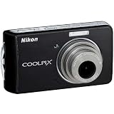 cheap Nikon Coolpix S520 - Digital camera - compact - 8.0 Mpix - optical zoom: 3 x - supported memory: MMC, SD, SDHC - graphite black