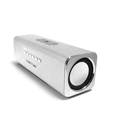 MusicMan MA Lautsprecher (MP3-Player, Soundstation & Radio, USB, Line-In) silber