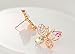 Fashion Multicolour Rhinestone Butterfly Retro Ear Studs Earrings 1 Pair