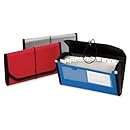 Globe-Weis 13 Pocket Check File, 3.5 Inch Expansion, Legal Size, Colors May Vary (89097)