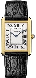 Cartier Tank Solo 18kt Yellow Gold Mens Watch W1018855
