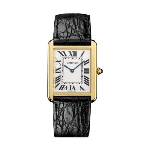 Cartier Tank Solo 18kt Yellow Gold Mens Watch W1018855