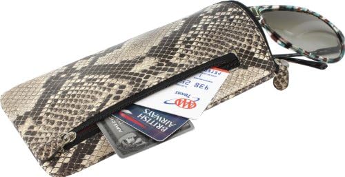 The Everything Case - Leather Eyeglass Cases, Python, Full