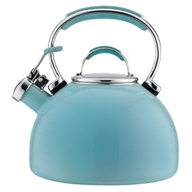 KitchenAid Gourmet Essentials 2-Quart Porcelain Teakettle, Sky by KitchenAid