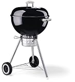 Weber 451053 One-Touch Gold Grill 47cm schwarz (Sonderaktion mit 2 Stuehlen und 2 Grillkoffern)