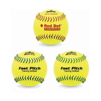 Childrens Toyshop  Sporting Goods : WORTH WEIGHTED SOFTBALLS - SET OF 3