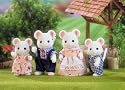 Sylvanian Families White Mouse Family