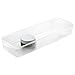 InterDesign Rain Deep Tank Top Tray, Clear