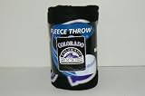MLB Colorado Rockies 50" x 60" Wicked Fleece Throw