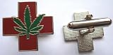 Medical Marijuana Pot Hemp Legalize Cannabis Weed Cufflinks Cuff Links Set