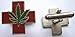 Medical Marijuana Pot Hemp Legalize Cannabis Weed Cufflinks Cuff Links Set