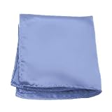 Solid Color Pocket Square by Jacob Alexander - Steel Blue