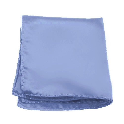 Solid Color Pocket Square by Jacob Alexander Steel Blue Mens Pocket