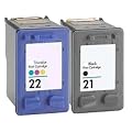 HP 21XL & HP 22XL Remanufactured Black & Colour Ink Cartridges