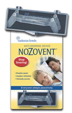 Best Price Nozovent Anti Snoring Device For Peaceful Sleep by Scandinavian Formulas - 1 ea
