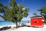 IMAGE OF Wallmonkeys Peel and Stick Wall Decals - Beach House on San Salvador.bahamas - 48