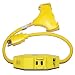 Coleman Cable 02841 In-Line Tri-Source 12/3 SJEOW 2-1/2-Foot 120-Volt Ground Fault Circuit Interrupter