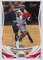 25 Different Basketball Cards of Allen Iverson in Display Album