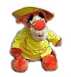 Winnie the Pooh 9" Tigger in Rain Suit Plush Doll