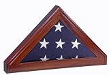 Display Case for Memorial Burial Flag (5x9 Flag) - Shadow Box