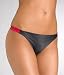 JLo Lingerie Fancy Pants Satin Thong With Ribbon Panty
