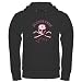 Gluten-Free Zone with Skull Hoodie (dark)