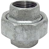 ユニオン 可鍛鋳鉄製管継手 (白) (3/4B)×47L U