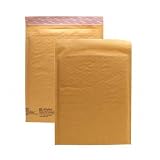 Sealed Air Jiffylite Self-Seal 8 1/2 x 12 Inch Brown Kraft Mailers 25 Pack (10187)