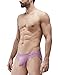 DAVID ARCHY Men's 4 Pack Wide Waistband Bikini (M, Green/Purple-Modal)