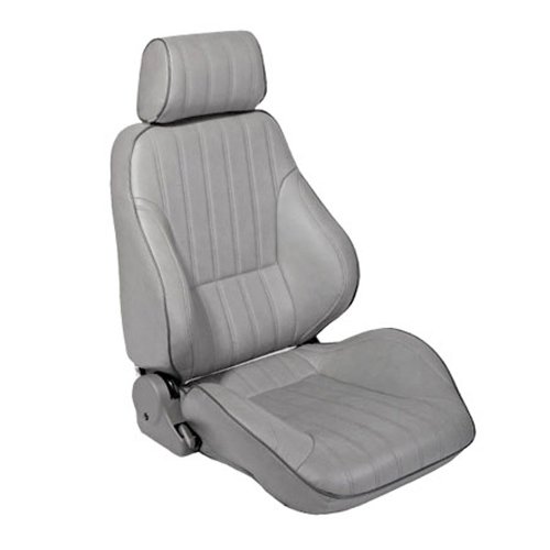procar seats:ProCar by Scat 80-1000-52R RALLY Series 1000 Grey Vinyl Right Recliner Seat