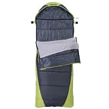 Rokk Sundance 3-Pound Comfort Top Sleeping Bag (Black Green)